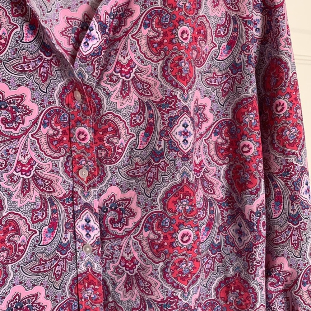 Talbots Button Down Blouse - image 4